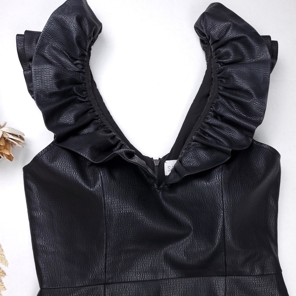 Saylor Anthropologie Rayon Blend Sweetheart Dress Size Med - Picture 12 of 16